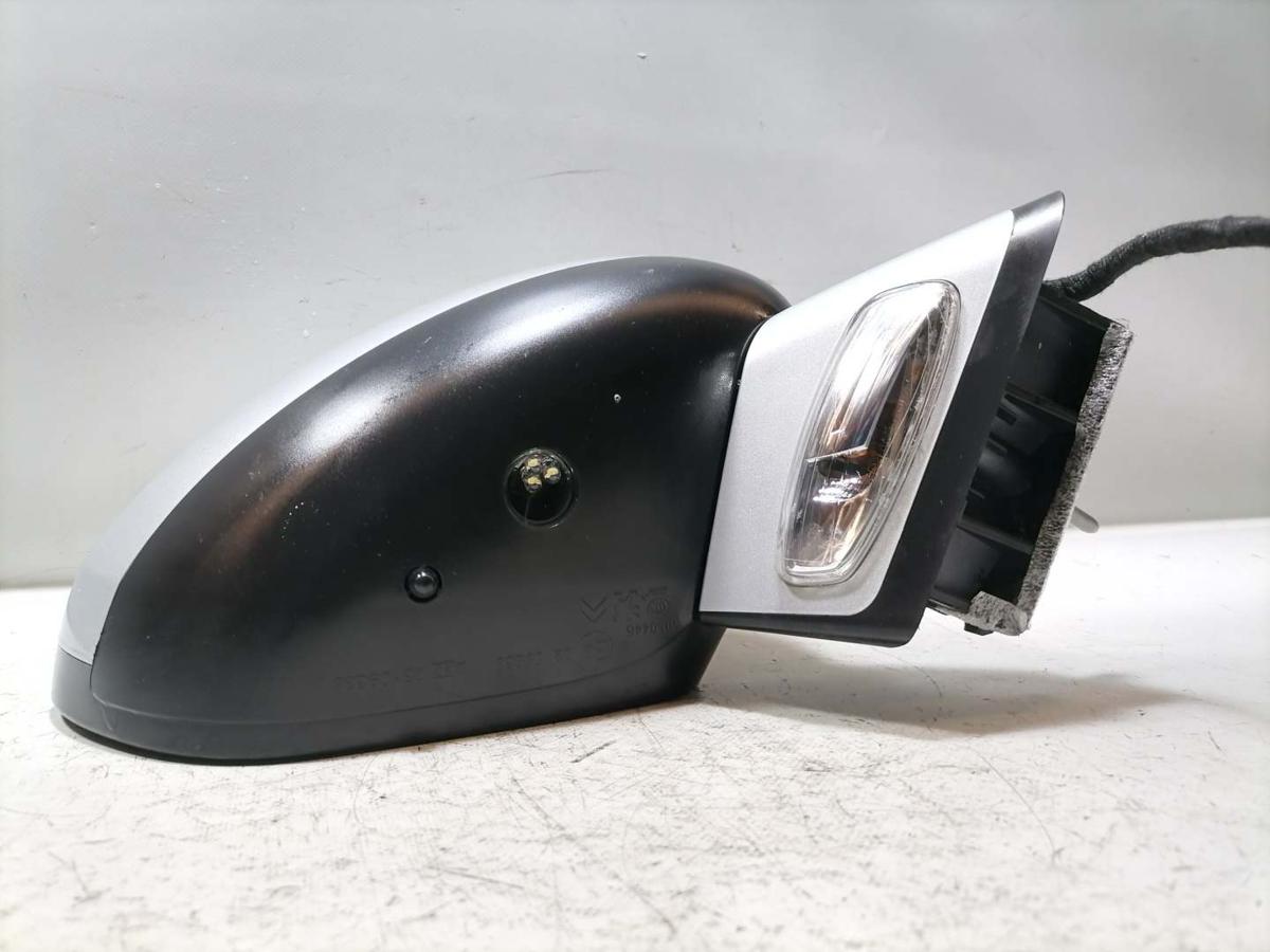 Citroen C4 N original Au&szlig;enspiegel rechts elektrisch anklappbar EZR Aluminiumgrau Bj.2011